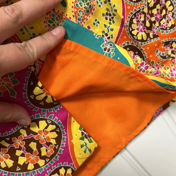 Nwot Peter Nygard | Multicolor patchprint sheath dress - Picture 4 of 5